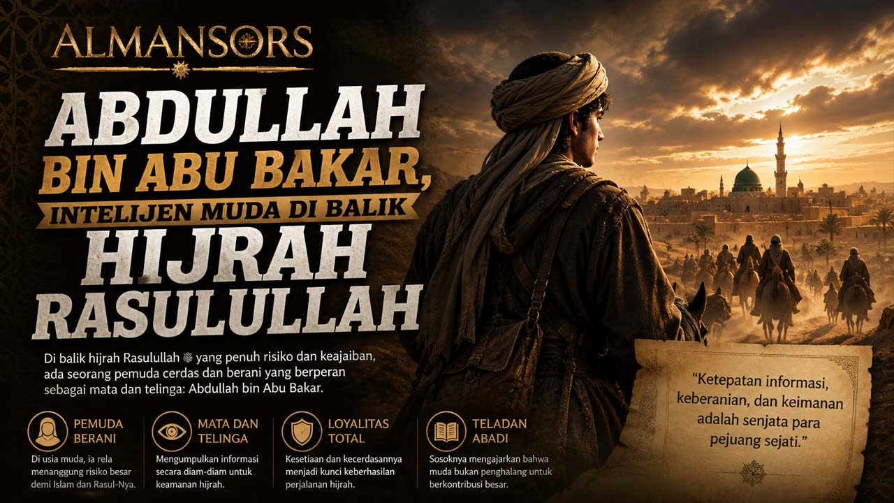 Abdullah bin Abu Bakar, Intelijen Muda di Balik Hijrah Rasulullah